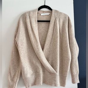 Astr The Label V-Neck Wrap Sweater